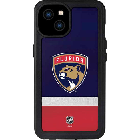 NHL Florida Panthers Alternate Jersey iPhone 15 Plus Waterproof Case